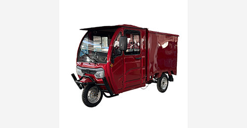 A31 electric cargo tricycle with enclosed cab